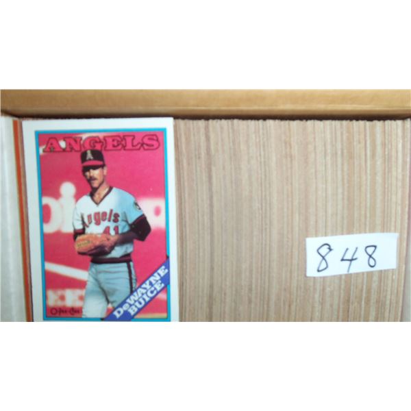 1988 OPC Baseball set of 396 cards