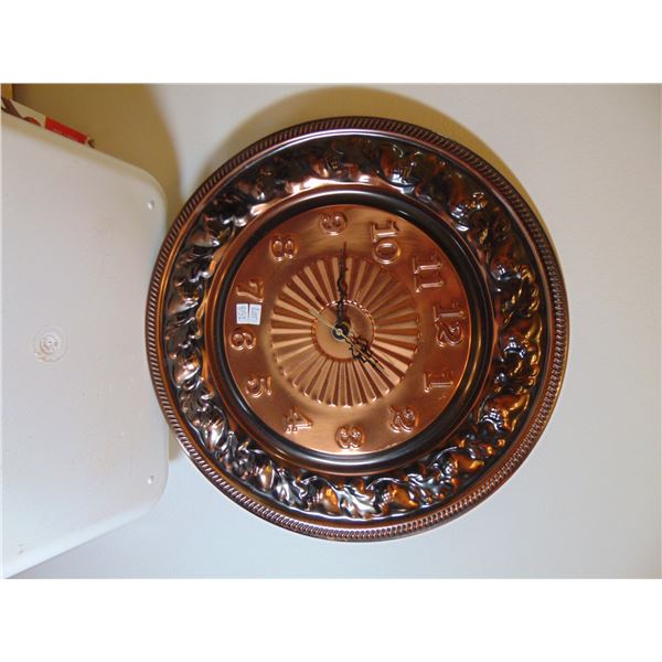 851 COPPER WALL CLOCK