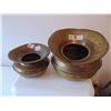 Image 1 : 854 COPPER 6” AND 7 ½ “ PERSONAL COPPER SPITOONS