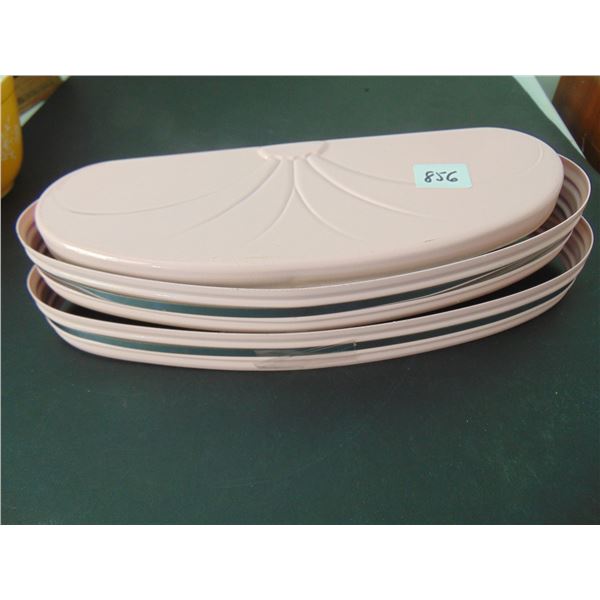 856 VINTAGE PINK HEADBOARD LAMP