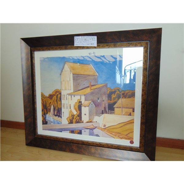 865 A.J. CASSON SIGNED #’D MILL AT LEORA FRAMED PRINT GROUP OF 7