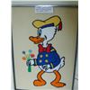 Image 2 : 868 17.5X24.5 VINTAGE DONALD DUCK FRAMED STRING ART