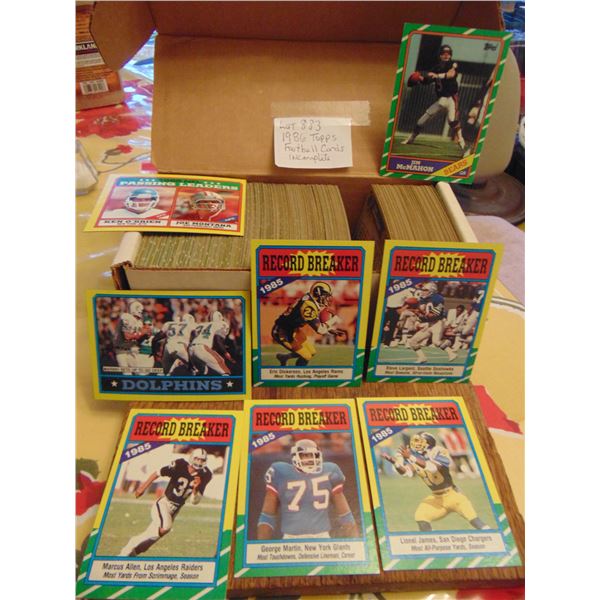 883 1986 TOPPS FOOTBALL CARDS