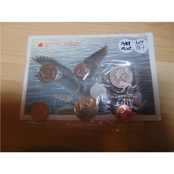 887 1988 PROOF LIKE COIN SET