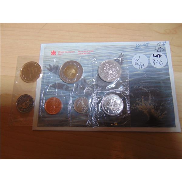 890 1998 WINNIPEG W PROOF LIKE COIN SET