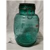 Image 1 : Green cookie jar, 9.5" high