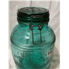 Image 3 : Green cookie jar, 9.5" high