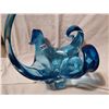 Image 3 : Blue blown Chalet glass, marked, 11"