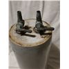 Image 2 : Antique crock dispenser, 14" high