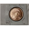 Image 1 : 1 oz copper, Sitting Bull, American Indian series