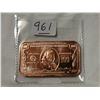 Image 1 : 1 oz copper $100.00