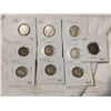 Image 1 : 10 Buffalo nickels, all different