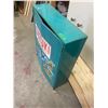 Image 3 : Vintage shop cabinet metal 26.5"W X 34" H - comes out of old motorcycle shop