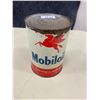 Image 3 : Mobil oil tin; 1 quart - full