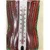 Image 2 : Coca-Cola thermometer tin bottle 17" missing thermometer