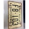 Image 2 : 1951 Saskatchewan license plate