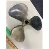 Image 3 : 10" solid brass boat motor propeller