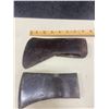 Image 2 : 3 vintage axe heads 1-4" & 2-3.5" cutting end