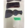 Image 3 : 3 vintage axe heads 1-4" & 2-3.5" cutting end