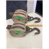 Image 1 : 2 Block pulleys