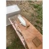 Image 5 : Wooden sail boat 67" long total height 70" to top of sail. Well crafted