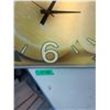Image 2 : Orange Crush clock, working. Has some cracks on plastic 23" X 26"