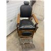 Image 1 : Late 1800's Koken Barber Chair - professionally refurbished. Originally from Tomyn's barber shop/poo