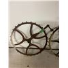 Image 2 : 2 cogged pulley wheel 17" across