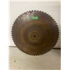 Image 1 : vintage saw blade 24"