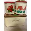 Image 2 : Bread tin and 3 canninsters