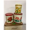 Image 3 : Bread tin and 3 canninsters