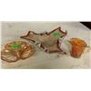 Image 1 : 3 pieces glass 2 carnival and 1 art glass piece