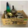 Image 1 : box lot of lamps- partial- etc