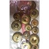 Image 5 : large lot Militaria military / RCMP / her Majasty  style buttons brass colour