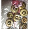 Image 6 : large lot Militaria military / RCMP / her Majasty  style buttons brass colour