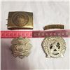 Image 1 : four Militaria military / RCMP / her Majasty  style badges medals