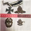 Image 1 : four Militaria military / RCMP / her Majasty  style badges medals