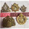 Image 1 : five Militaria military / RCMP / her Majasty  style badges medals