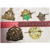 Image 6 : five Militaria military / RCMP / her Majasty  style badges medals