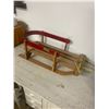 Image 1 : child's wooden sleigh 30" long
