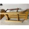 Image 5 : child's wooden sleigh 30" long