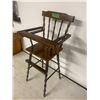 Image 2 : wooden doll high chair 27" tall
