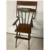 Image 3 : wooden doll high chair 27" tall