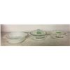 Image 1 : 3 fire king bowls with two lids fireking 2x 9" 1x 8"