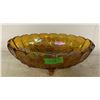 Image 1 : 12" Carnival glass bowl - footed