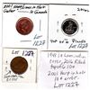 Image 1 : 2007 1 CENT HARP IN HAIR ERROR AND OTHER ERROR COINS