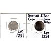 Image 1 : 2 VINTAGE SILVER COIN LOVE TOKENS