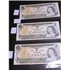 Image 1 : 3 UNCIRCULATED $1 BILLS