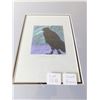 Image 2 : FRAMED WEST COAST RAVEN ART SIGNED C. W. WOOD