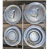 Image 1 : 2 Sets of 2 Matching Hubcaps 1 Pontiac Pair